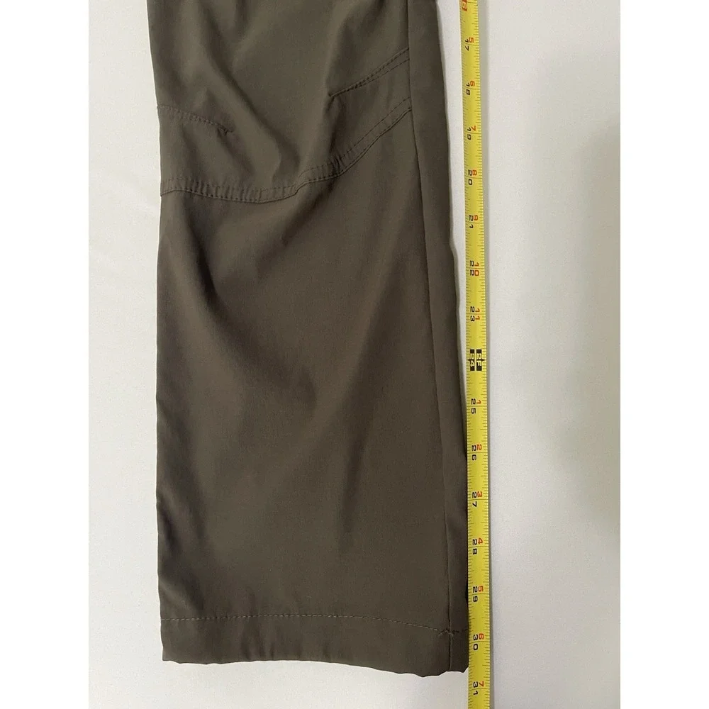 Kuhl Renegade Hiking Climbing Rock Pants Dark Brown Nylon Stretch Mens 36x32